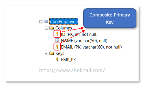 composite primary key is SQL