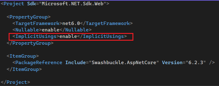 C# 10 new ImplicitUsings feature