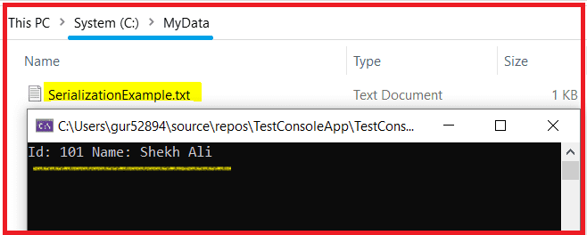 Deserialization in C# output