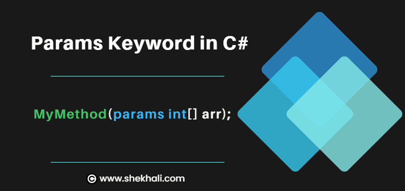 Params keyword in CSharp