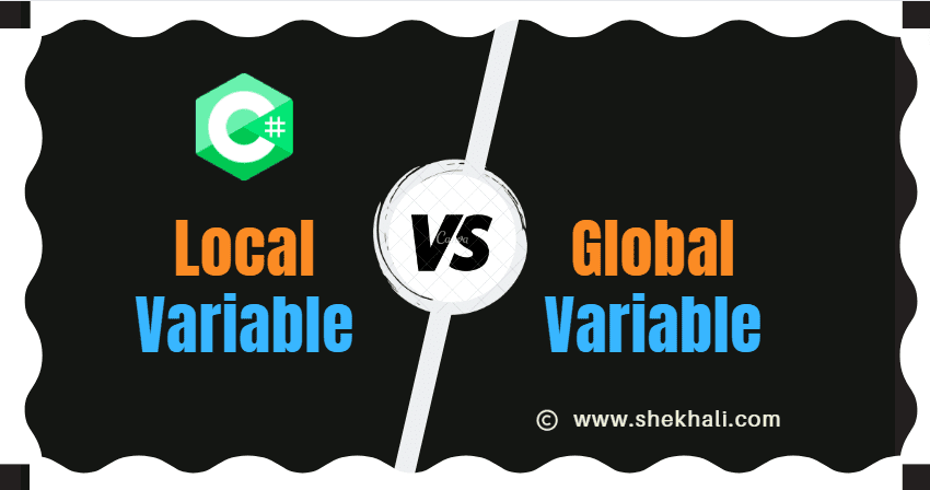 difference between local and global variable