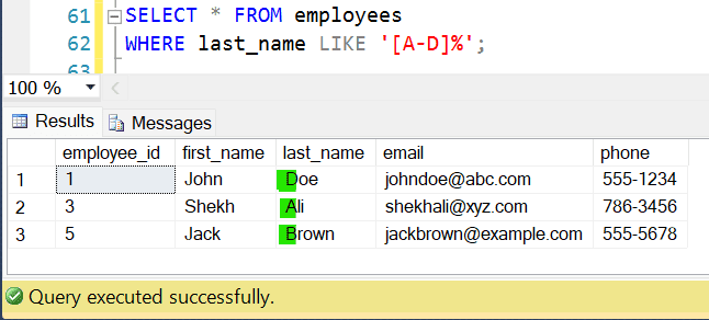 like operator in sql example with wildcard